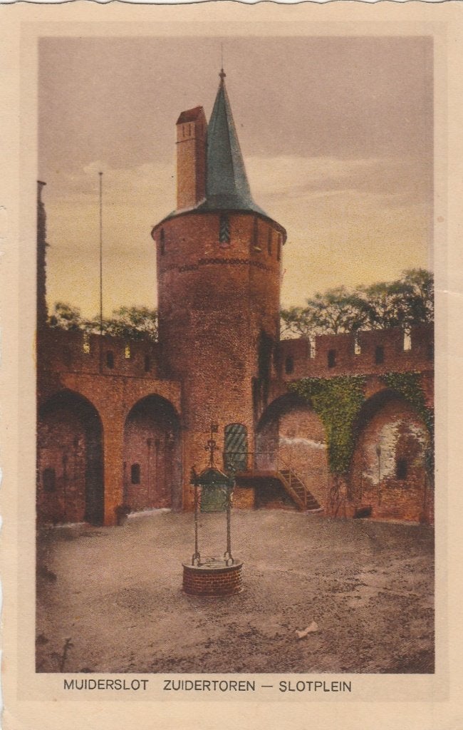 muiderslot- zuidertoren, Ophalen of Verzenden, 1940 tot 1960, Friesland