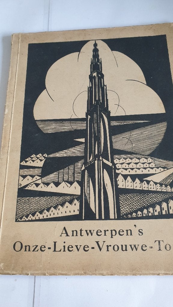 1116 antwerpen onze lieve vrouwe toren - uitgave 1927, Verzenden