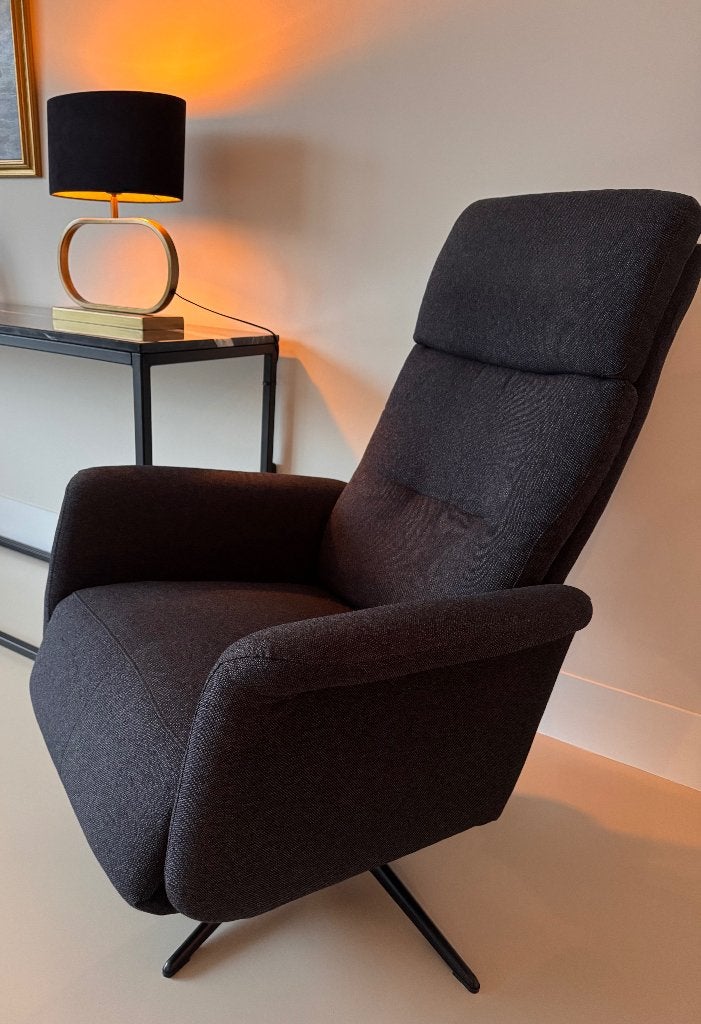 Nagenoeg Nieuwe Relaxfauteuil,  zwart-antraciet, Ophalen, Gebruikt, 75 tot 100 cm, Metaal