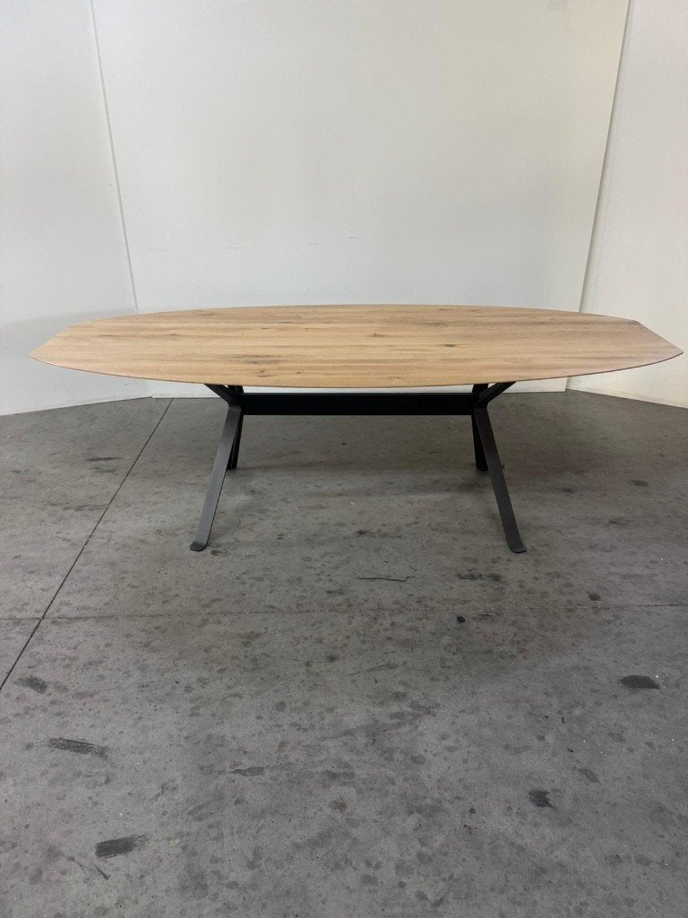 Nieuwe Bert Plantagie eettafel ovaal 240x115x77cm, Huis en Inrichting, Tafels | Eettafels, Ophalen, 100 tot 150 cm, Eikenhout