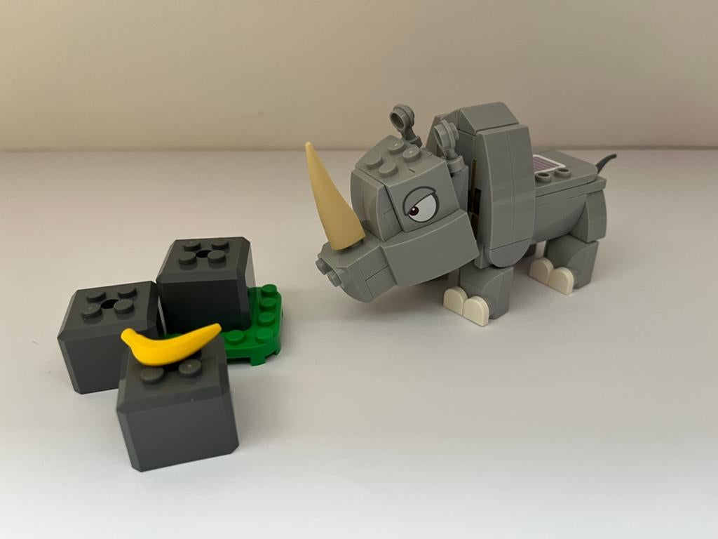 Lego supermario 71420, rambo rino, Ophalen of Verzenden, Zo goed als nieuw