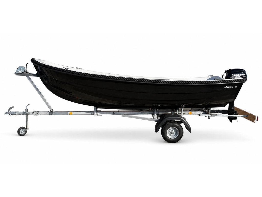 Gentle 430 incl 6pk Mercury en trailer bj. 2018, Watersport en Boten, Vis- en Consoleboten, Overige merken, Gebruikt, 4 m, Tot 10 pk