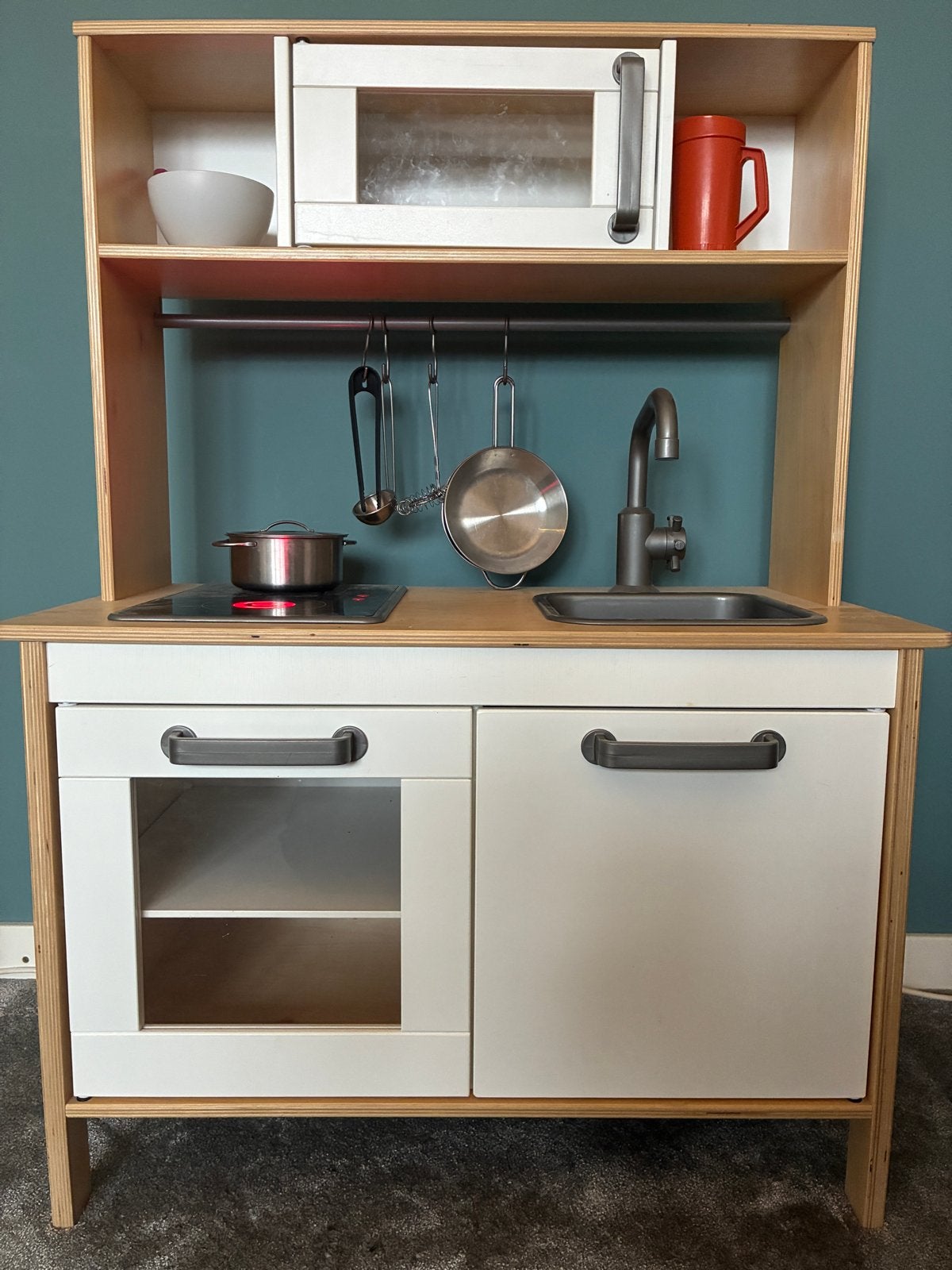 IKEA Duktig speelkeuken met veel accessoires, Ophalen, Zo goed als nieuw, Hout, Speelkeuken