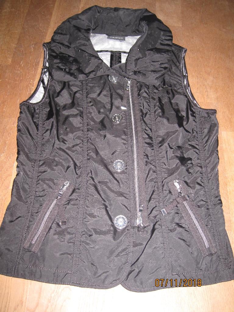 Taifun zwarte bodywarmer maat 36, Kleding | Dames, Bodywarmers, Zwart, Ophalen of Verzenden, Taifun, Maat 36 (S)