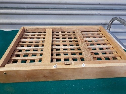 Dienblad / ontbijtblad inklapbaar van hout, Huis en Inrichting, Woonaccessoires | Dienbladen, Ophalen of Verzenden, 'T Olde Gre-j