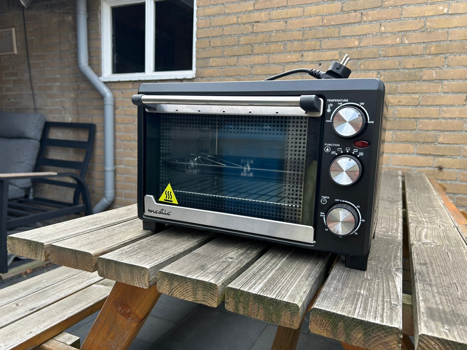 Mini oven, Ophalen, Gebruikt