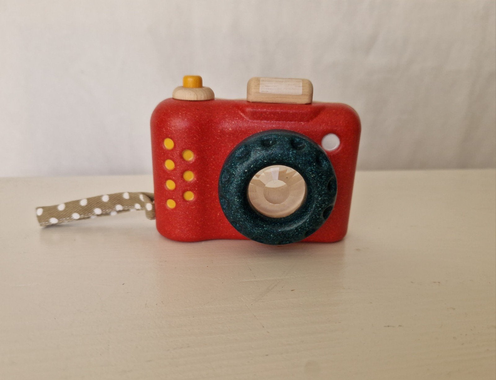 PlanToys Houten Speelgoedcamera, Ophalen of Verzenden, Zo goed als nieuw
