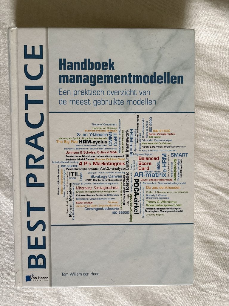 Handboek Managementmodellen - Best Practice, Nieuw, Gamma, Tom Willem den Hoed, HBO