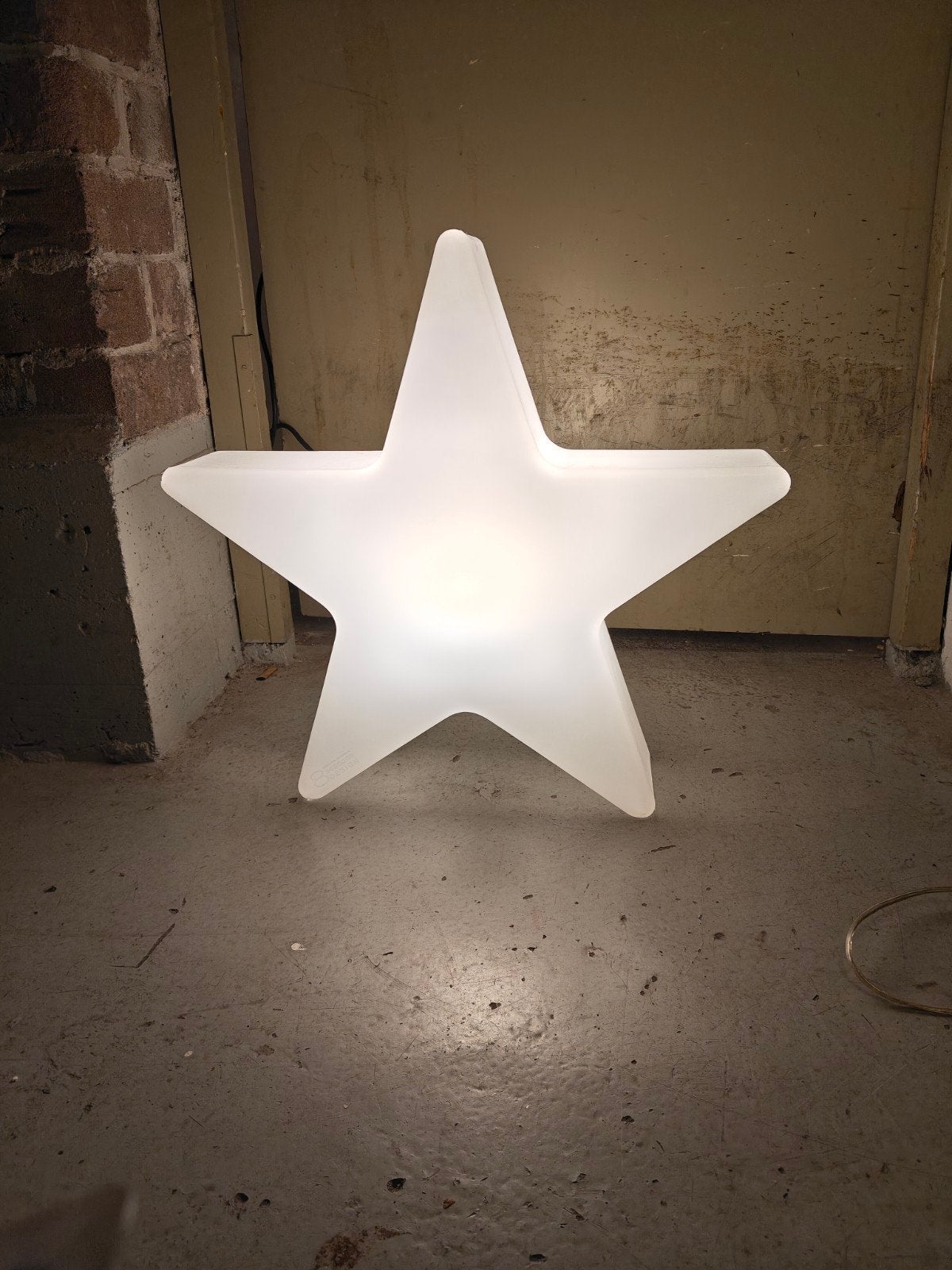 Grote lichtgevende ster - decoratieve lamp, Ophalen, Wit, Overige merken, Gebruikt
