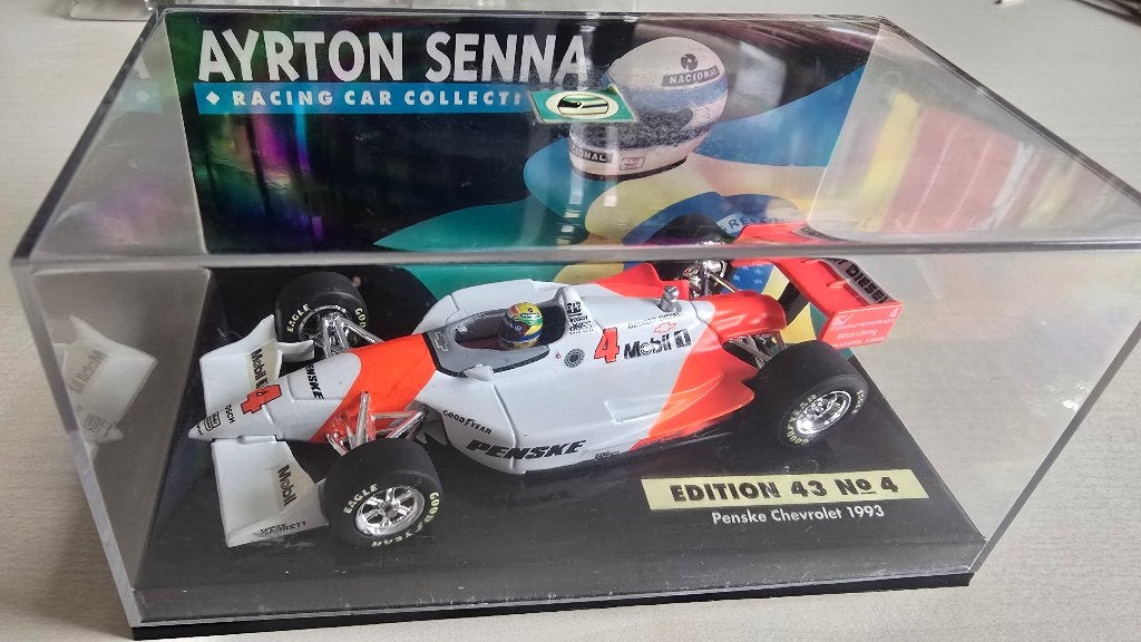 Ayrton Senna - Penske Chevrolet 1993, Ophalen of Verzenden, Zo goed als nieuw, Auto, MiniChamps