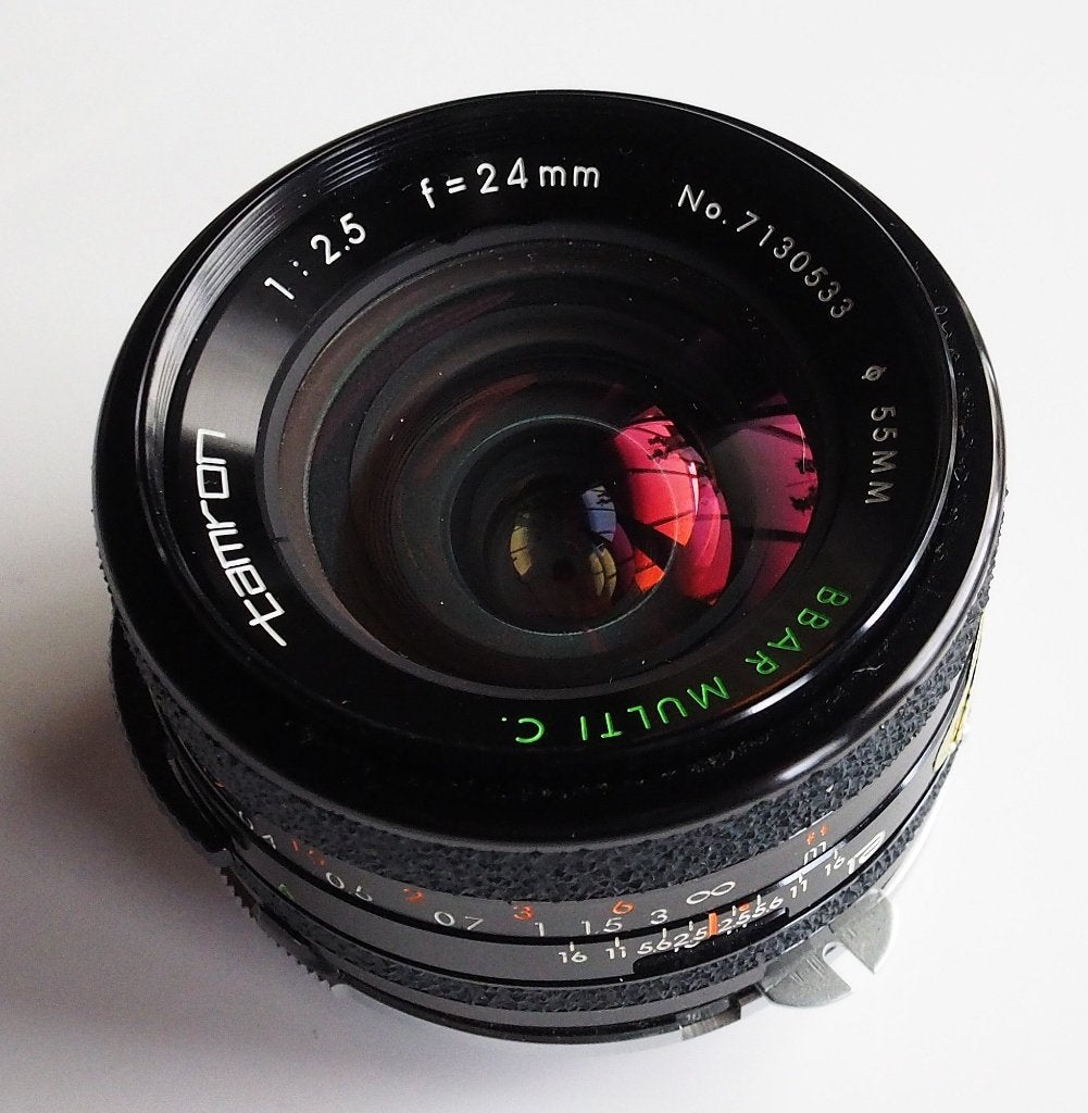 Tamron 24mm 2.5 adaptall Nikon F AI Mount, Ophalen, 1980 tot heden, Lens of Lenzen