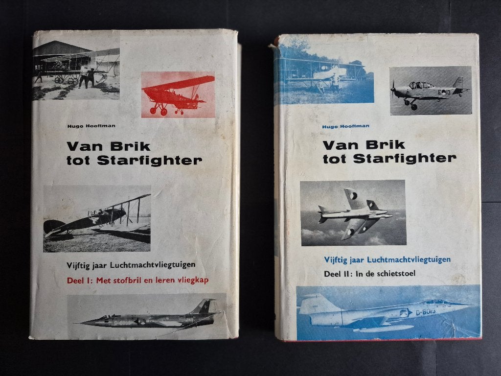Boeken Van Brik tot Starfighter deel 1 en 2 (BK610), Verzamelen, Luchtvaart en Vliegtuigspotten, Ophalen of Verzenden, Gebruikt