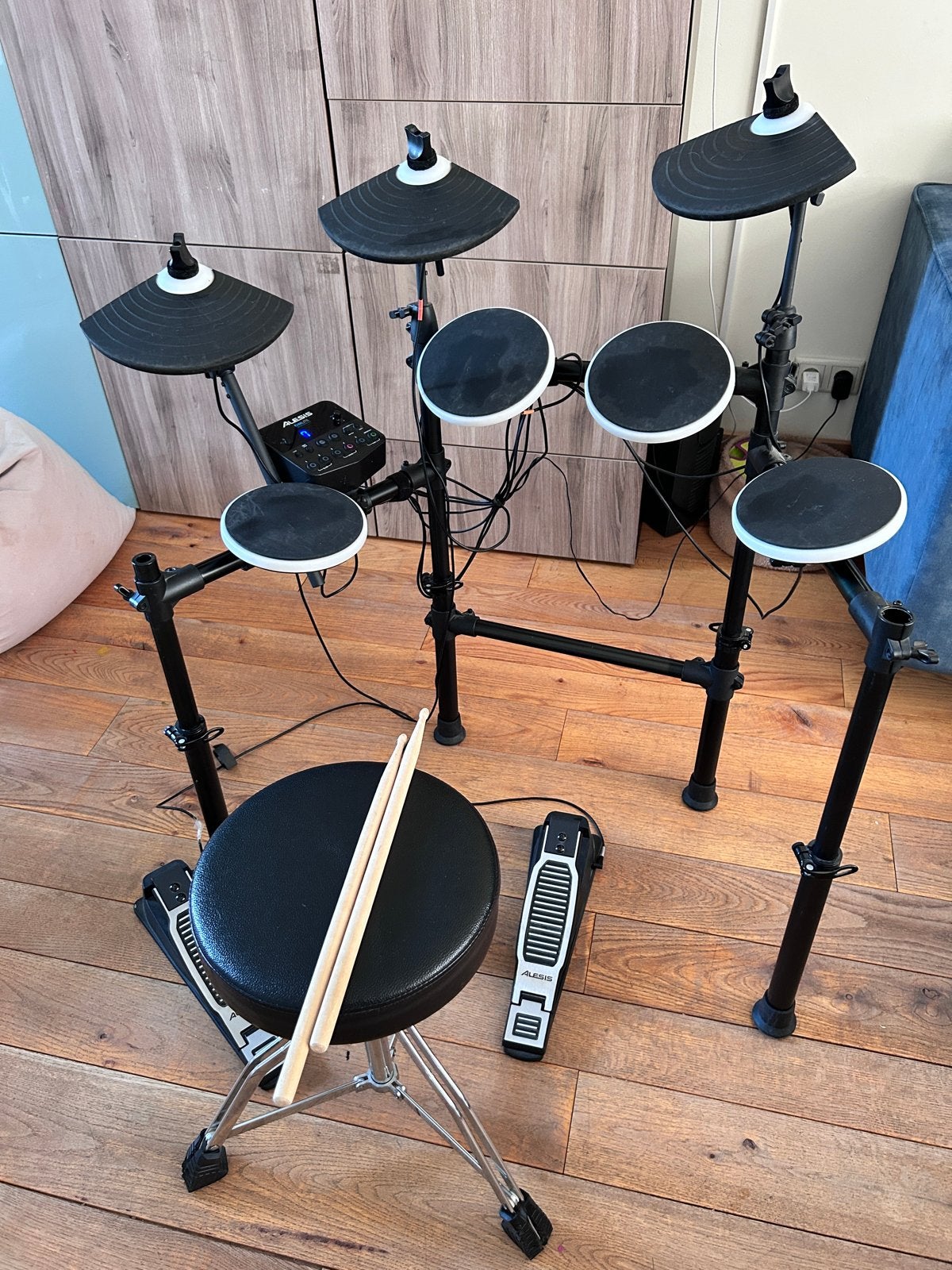 Alesis elektronisch drumstel met DMLite module, Ophalen, Gebruikt, Overige merken, Elektronisch