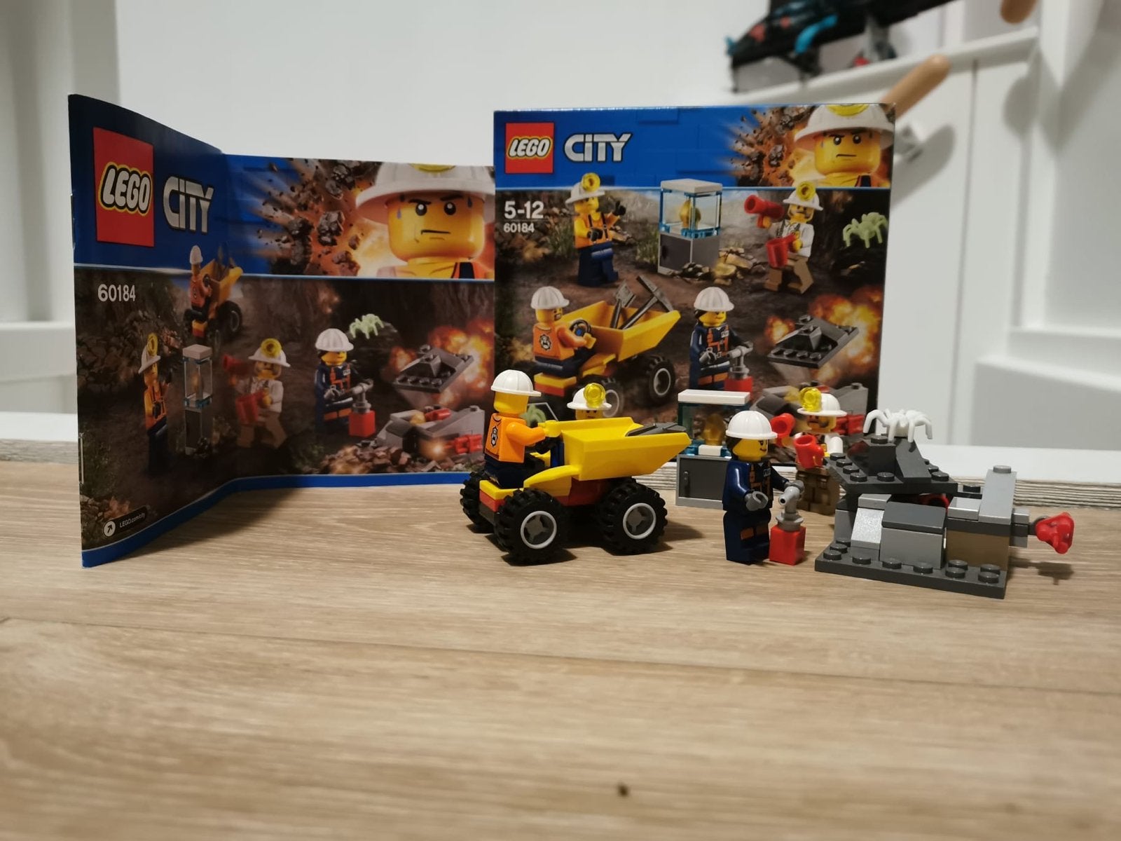 Lego City Mijnwerkers set 60184 met doos en instructies, Ophalen, City, Lego, Zo goed als nieuw