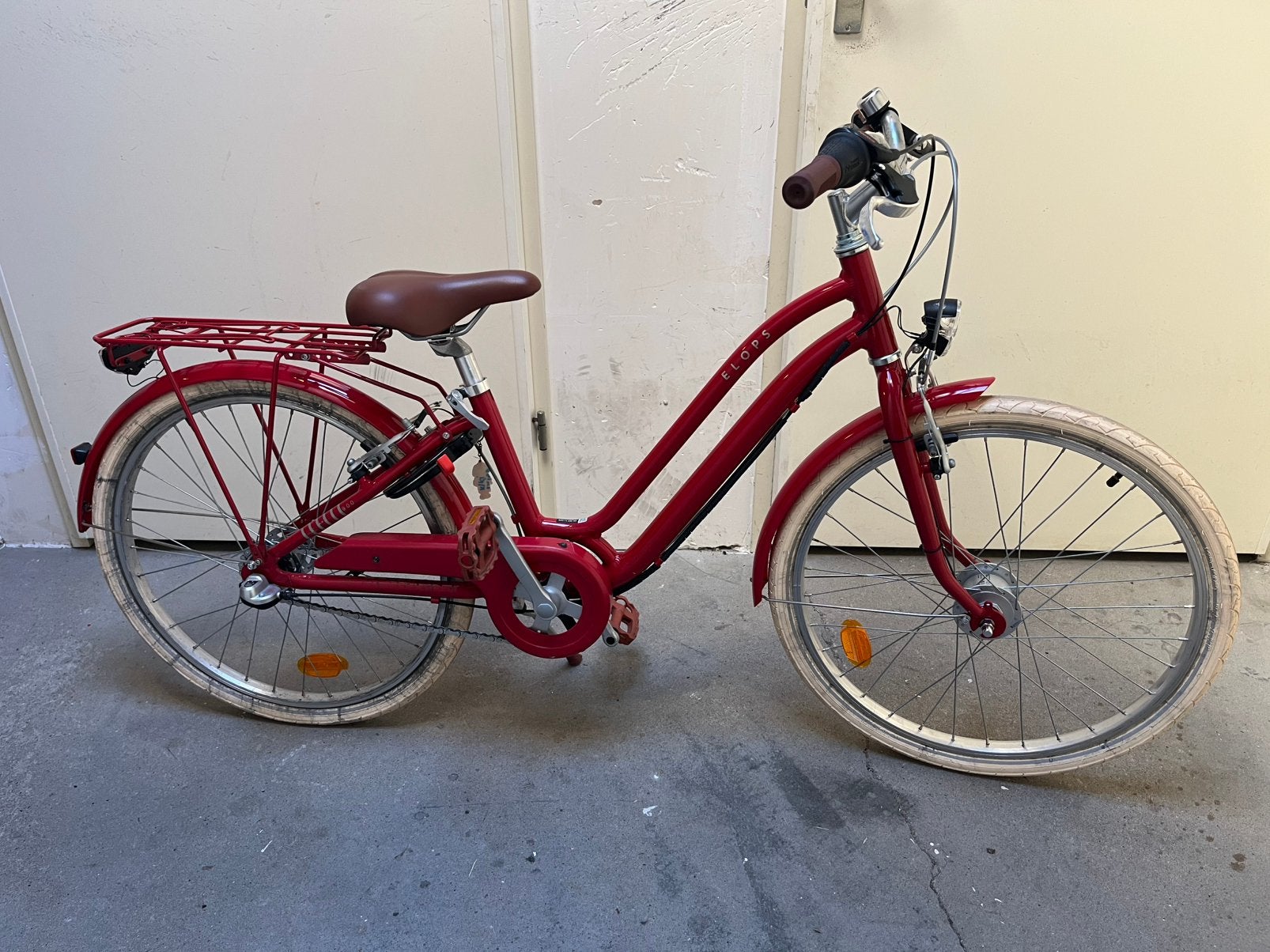 Mooie Elops stadsfiets 24 inch – 6 versnellingen, Ophalen, Zo goed als nieuw, 24 inch, Versnellingen