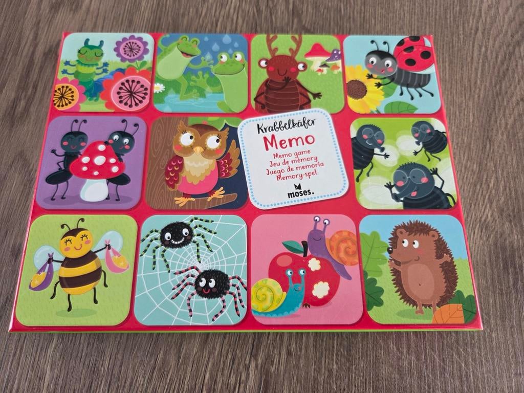 Krabbelkäfer Memo - Memory spel met leuke dieren, Ophalen, Gebruikt, Puzzelen