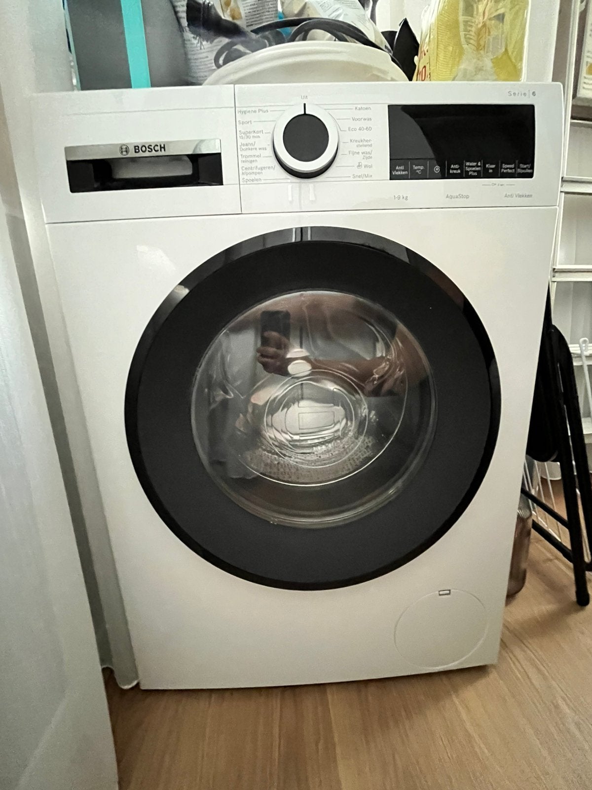 Wasmachine Bosch, Witgoed en Apparatuur, Wasmachines, Ophalen, 1200 tot 1600 toeren, 8 tot 10 kg, Zo goed als nieuw