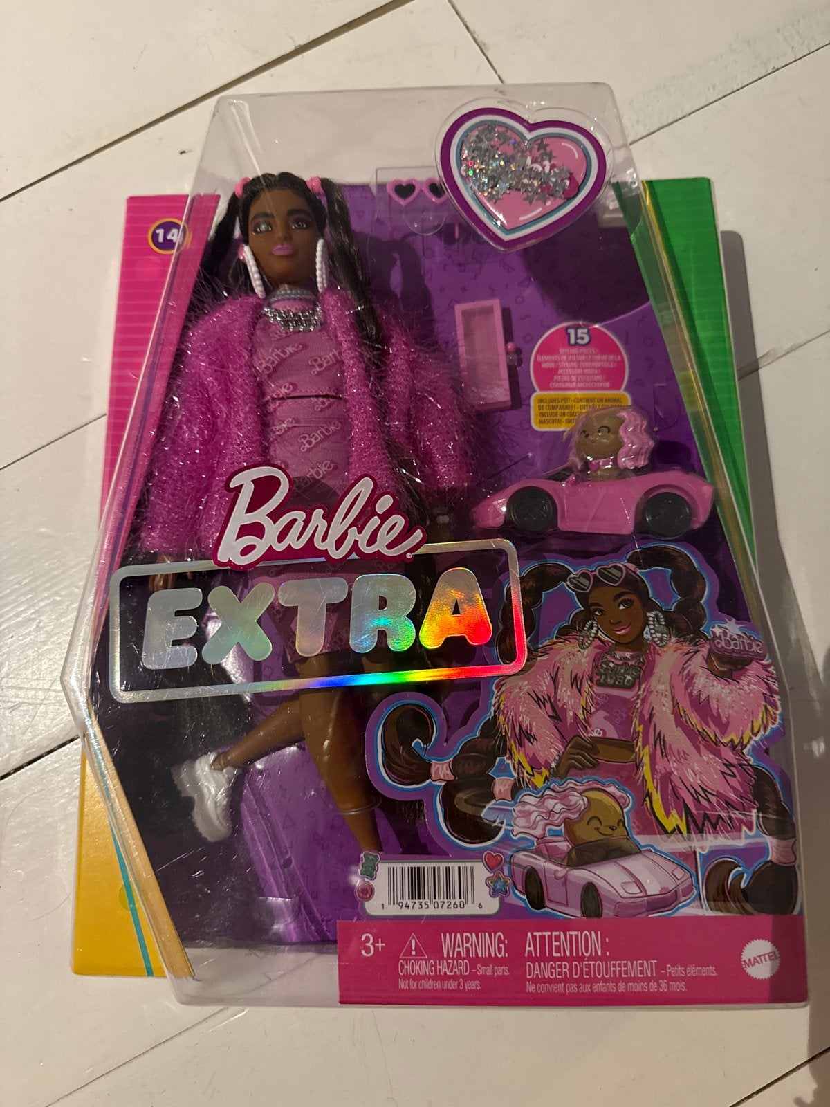 Nieuwe Barbie Extra pop met accessoires, Ophalen of Verzenden, Nieuw, Barbie