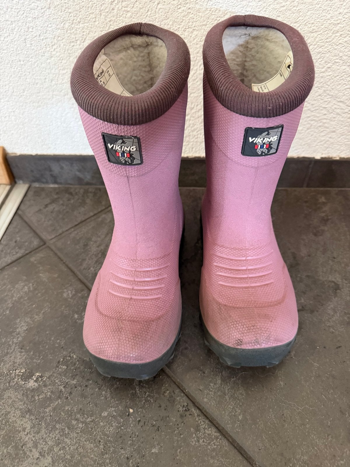 Viking Roze Regenlaarzen Maat 32 - Warme Voering, Ophalen, Laarzen