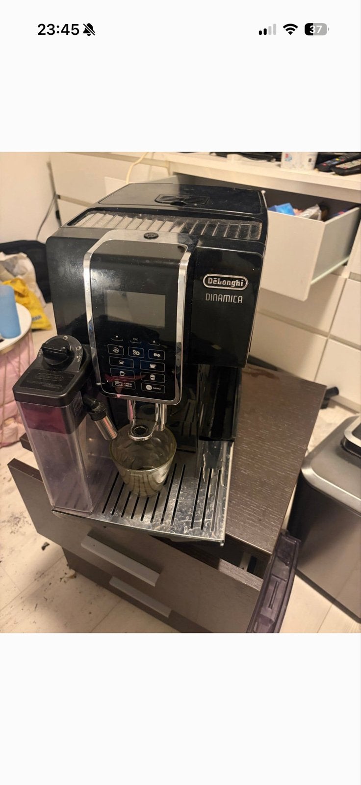 De'Longhi Dinamica DEFECTT!!!, Ophalen, Afneembaar waterreservoir, Gebruikt, Espresso apparaat
