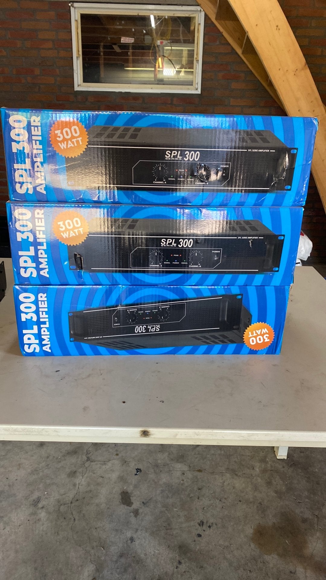 SkyTec SPL 300 Versterker 3x Nieuw in doos, Ophalen of Verzenden, Nieuw, 120 watt of meer, Overige merken