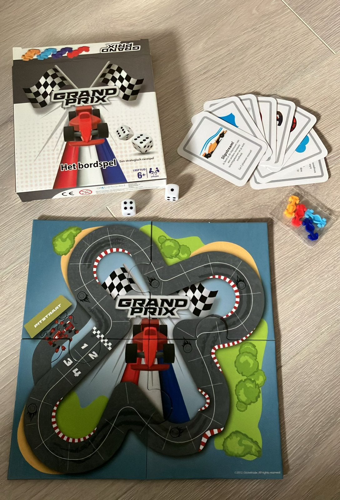 Nieuw Grand Prix het Bordspel formule 1 coureur spel, Een of twee spelers, Ophalen of Verzenden, Nieuw