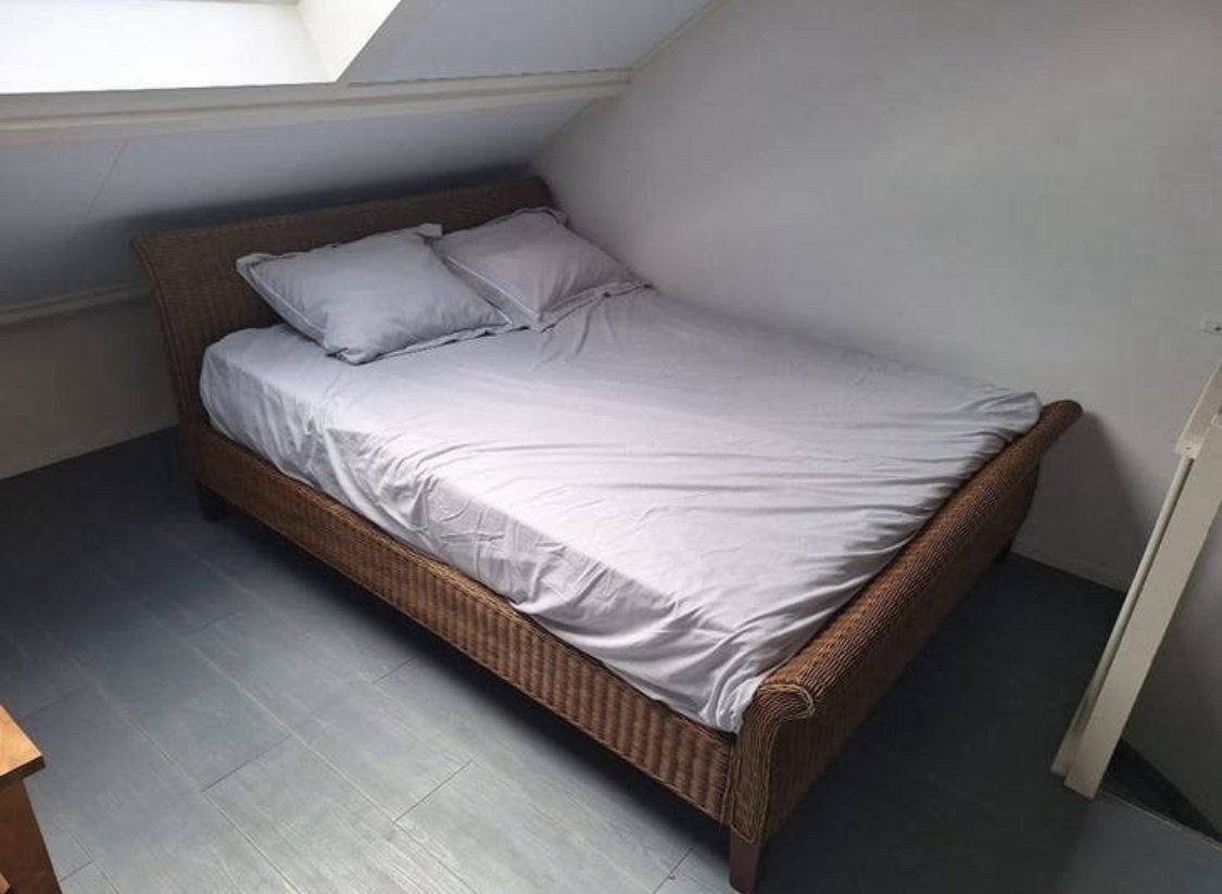 Twee persoonsbed, Ophalen, Tweepersoons, Zo goed als nieuw, 160 cm