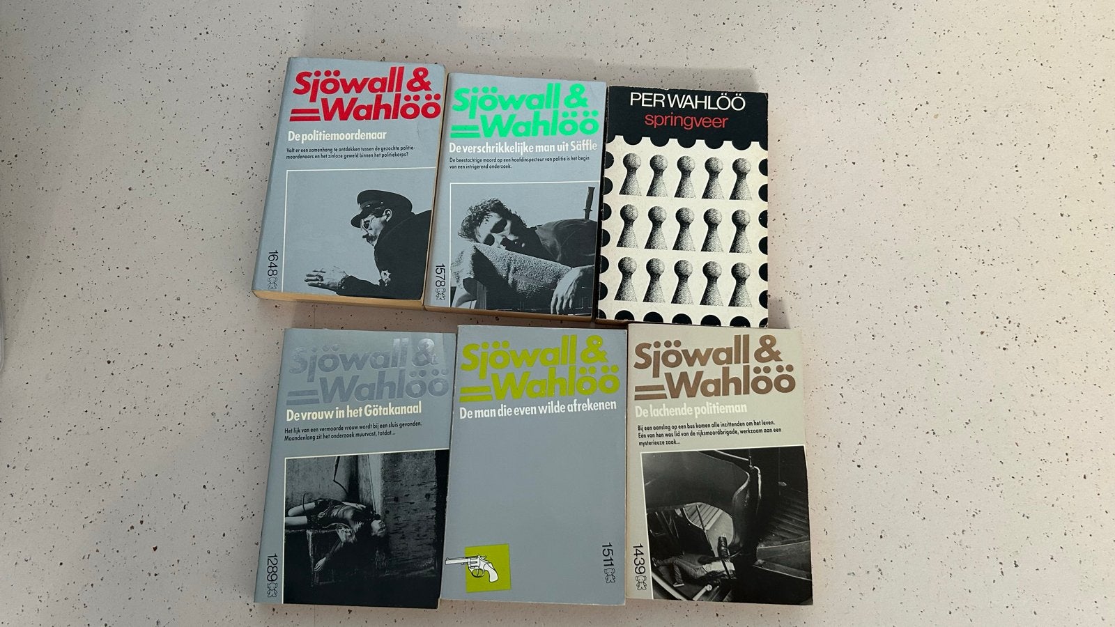 Boeken van Sjöwall & Wahlöö - Misdaadromans, Boeken, Ophalen of Verzenden, Gelezen, Europa overig
