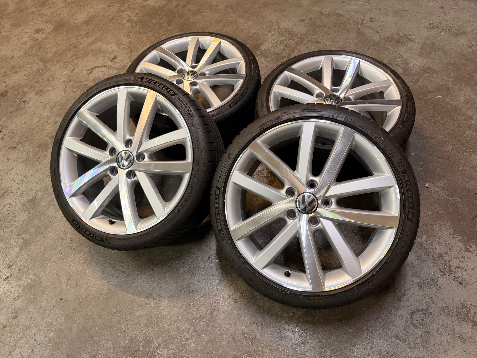 ✅ 18 inch Vancouver velgen Volkswagen Golf 6 7 5x112 GTI GTD, Auto-onderdelen, 18 inch, Gebruikt, Banden en Velgen, Ophalen of Verzenden