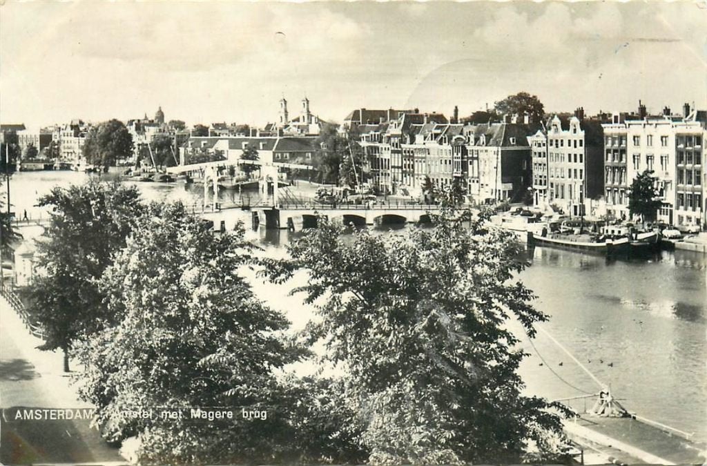 701-196-015 Amsterdam Amstel Magere Brug, Verzenden, Voor 1920, Noord-Holland