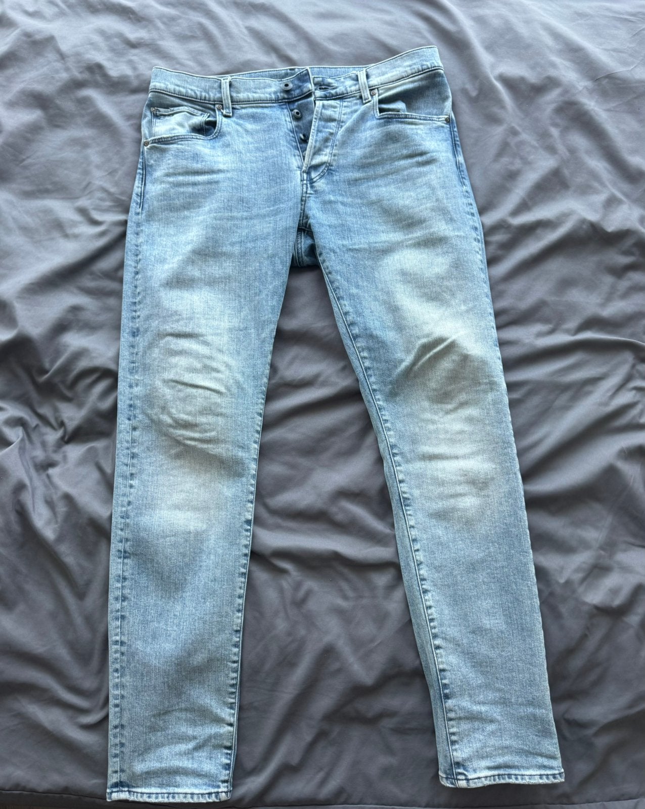 G-Star RAW 3301 Slim Jeans 34/32, Ophalen of Verzenden, Zo goed als nieuw, Blauw, W33 - W34 (confectie 48/50)