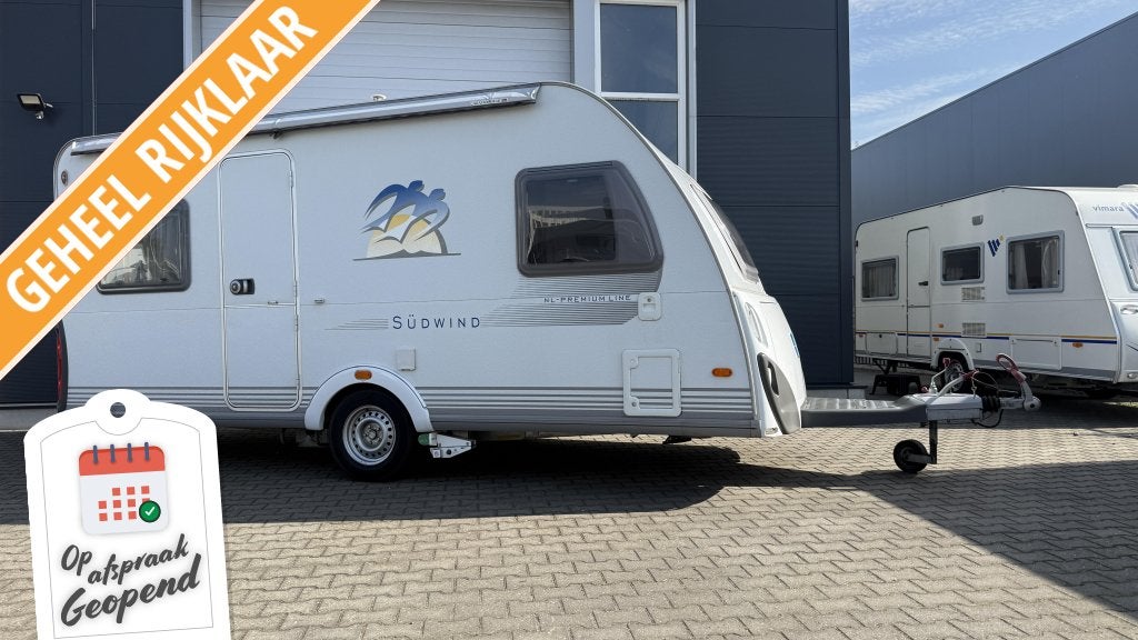 Knaus Sudwind Premium Line 450 FU Luifel mover, Caravans en Kamperen, Rondzit, Schokbreker, Bedrijf, Overige typen