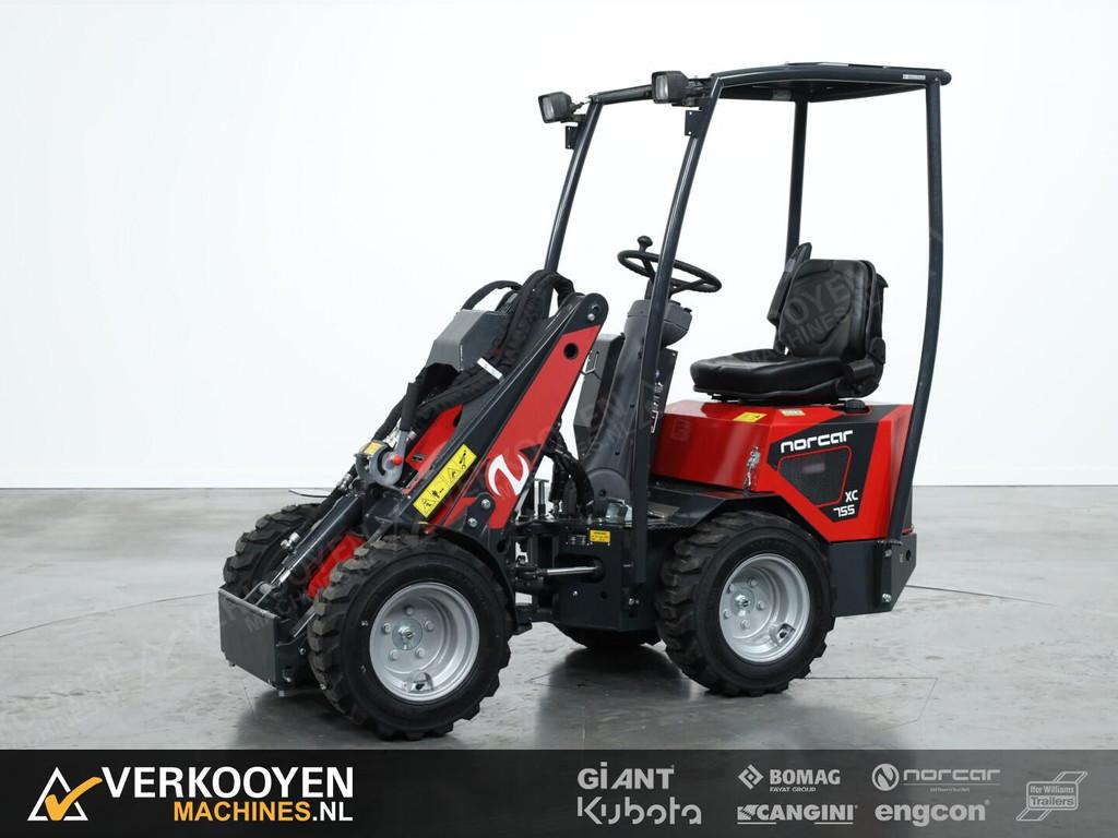 2025 Norcar 755XC VK10425 Minishovel ACTIE, Zakelijke goederen, Machines en Bouw | Kranen en Graafmachines, Wiellader of Shovel