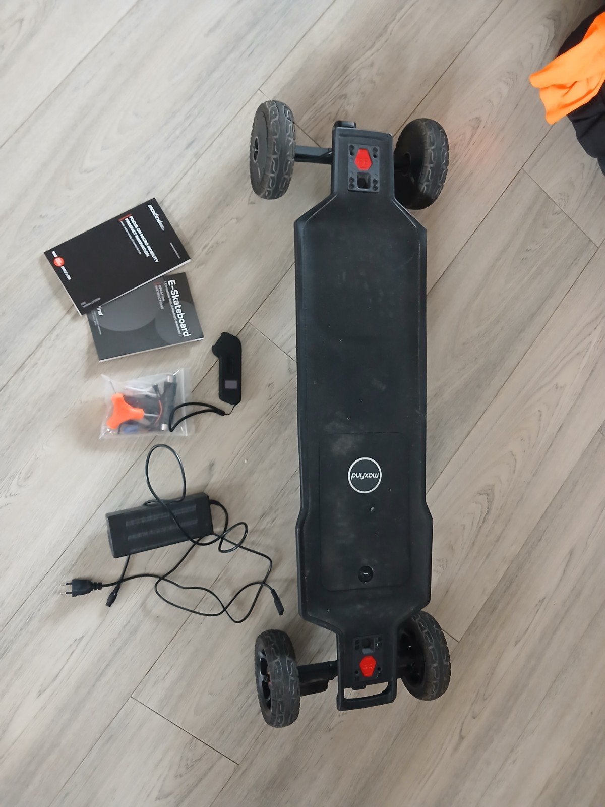 Maxfind FF AT Elektrisch longboard - All Terrain, Sport en Fitness, Ophalen, Gebruikt, Skateboard, Longboard