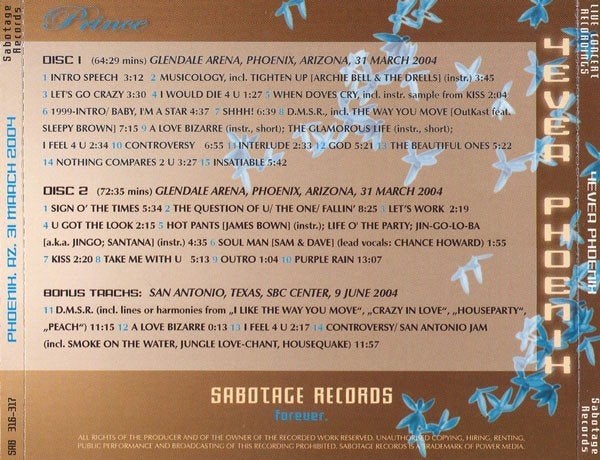 Prince - Musicology Tour (Phoenix 2004) 2CD, Import, Live-album, Nieuw in verpakking, Verzenden