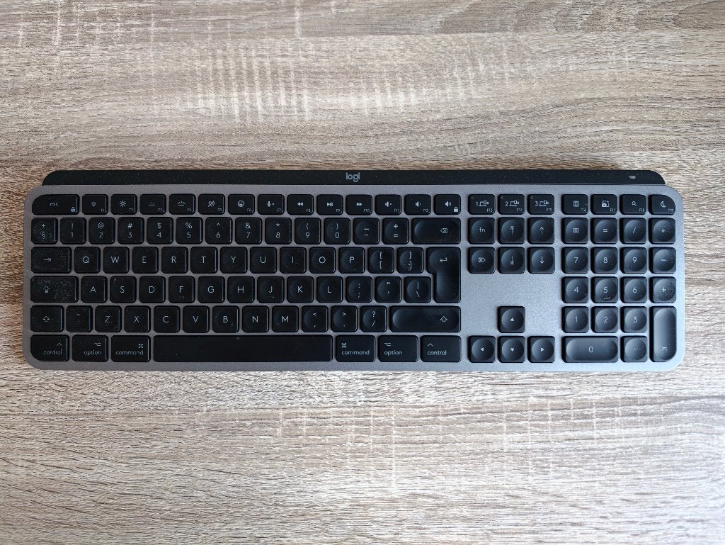 Logitech MX Keys S for Mac | Spacegrijs –| Nieuwstaat, Computers en Software, Ophalen, Zo goed als nieuw, Draadloos, Qwerty