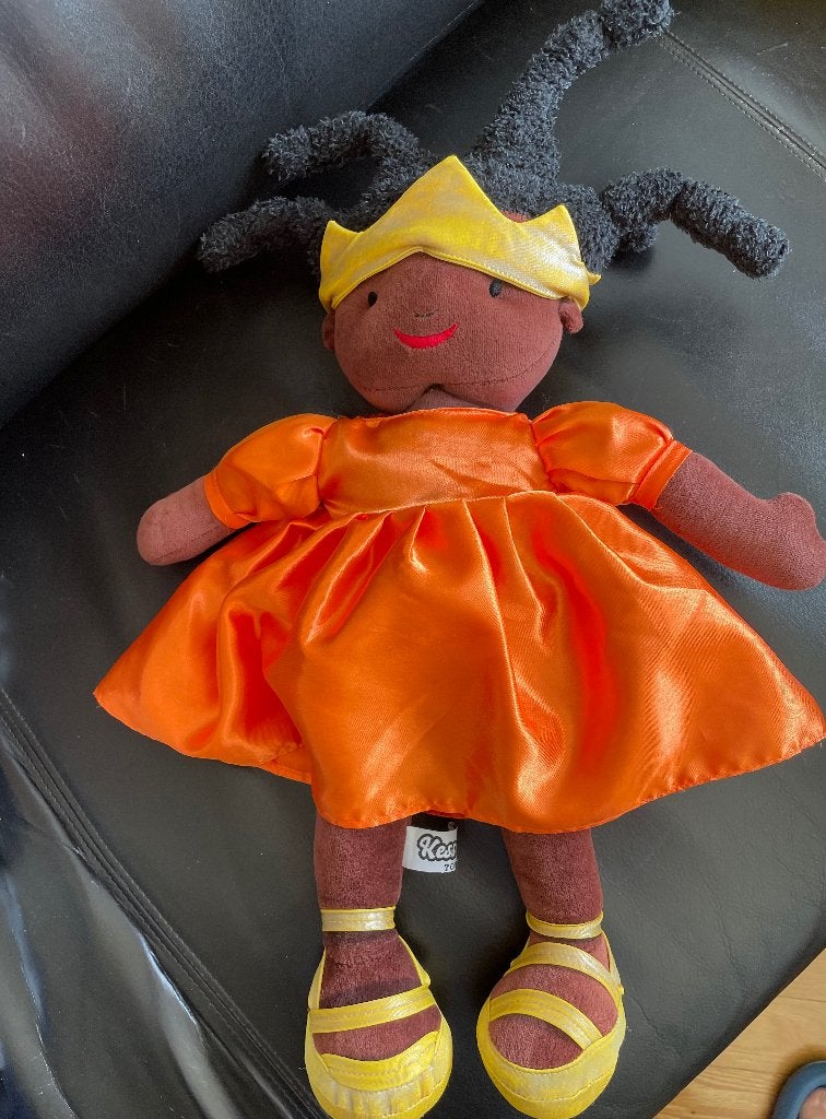 Arabella Prinses Knuffel ca 50cm Mylo Freeman Boek Musical, Gebruikt, Overige merken, Overige karakters, Overige typen