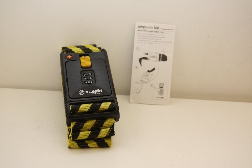 Pacsafe Strapsafe 100 Bagageriem met cijferslot., Hard kunststof, Slot, Minder dan 50 cm, Ophalen of Verzenden