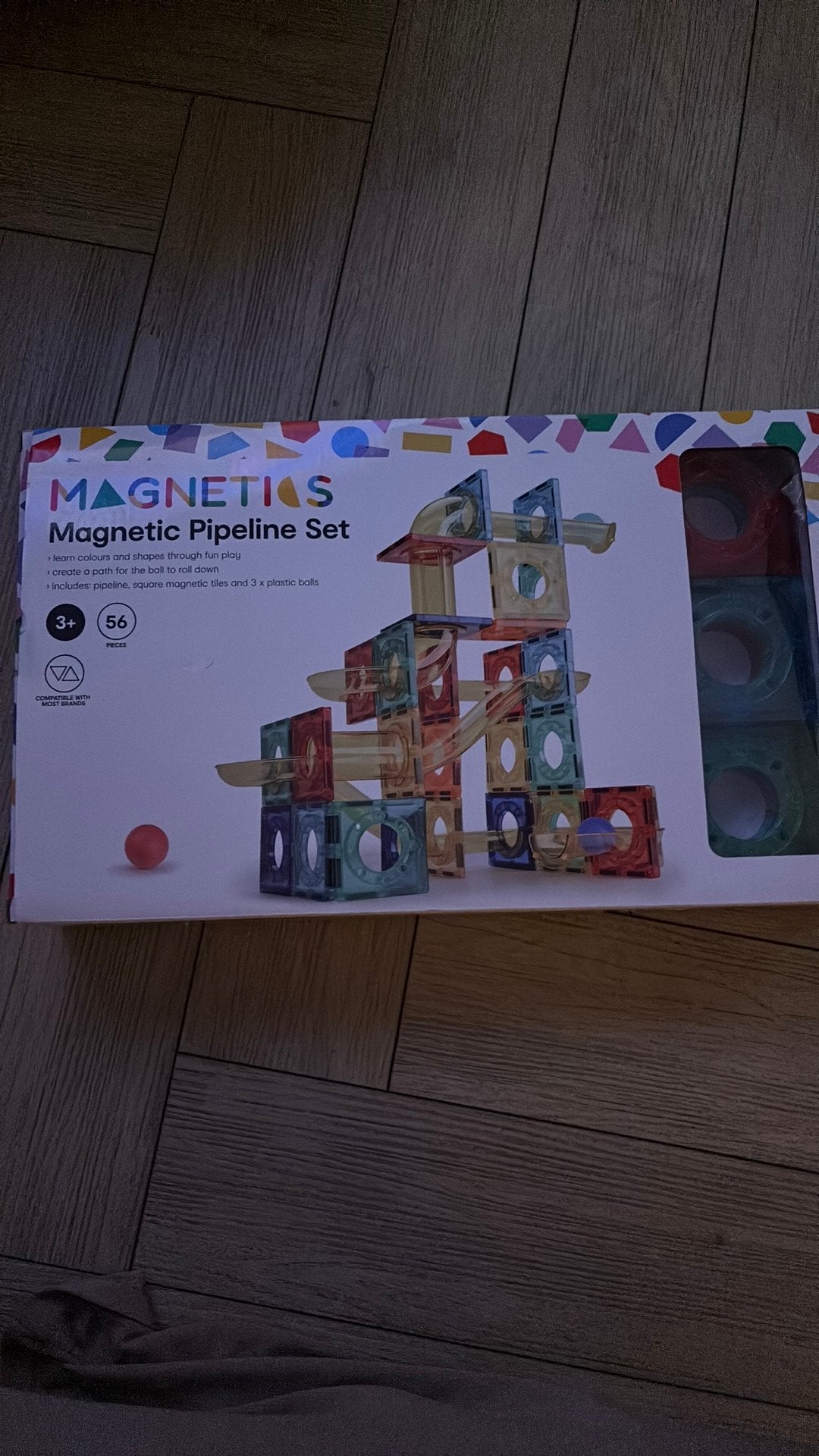 Speelgoed megnetic, Ophalen of Verzenden, Zo goed als nieuw, Gebouwen, Meerkleurig