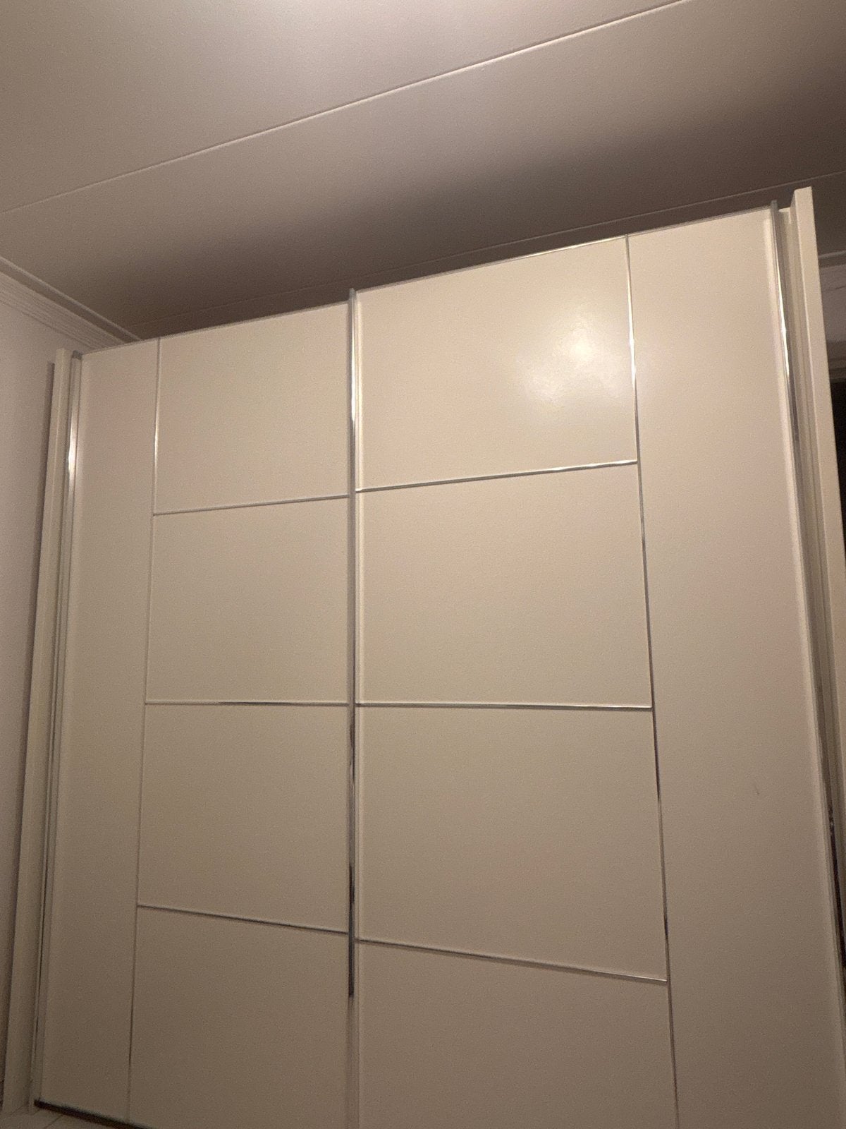 Garderobekast met schuifdeuren, Huis en Inrichting, Ophalen, Gebruikt, 200 cm of meer, 150 tot 200 cm