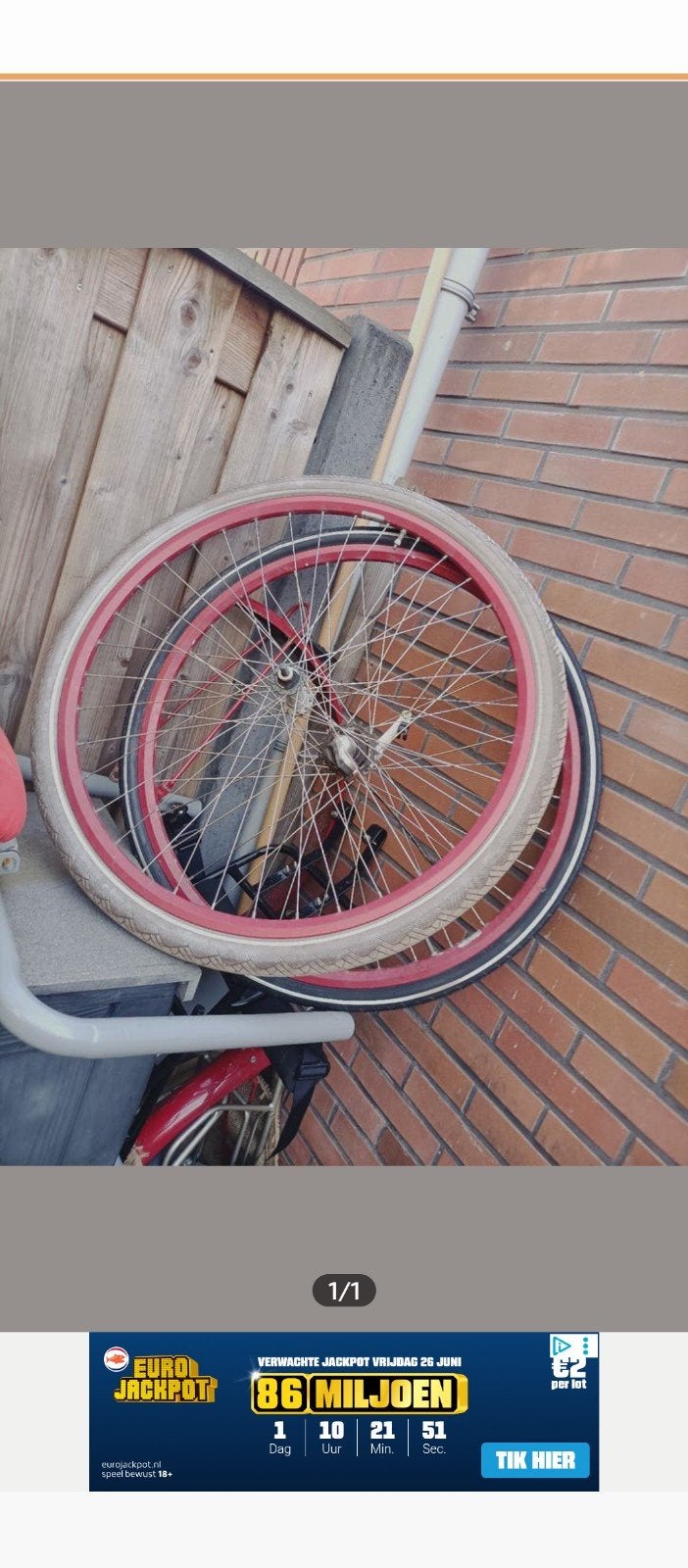 Cortina u4 onderdelen 28', Fietsen en Brommers, Ophalen