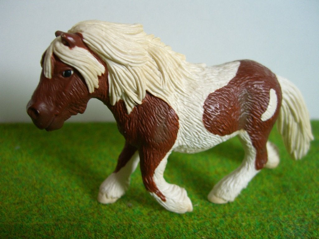 Schleich 13297 Shetlander pony, dierfiguur, Ophalen of Verzenden, Gebruikt, Paard, Beeldje of Figuurtje