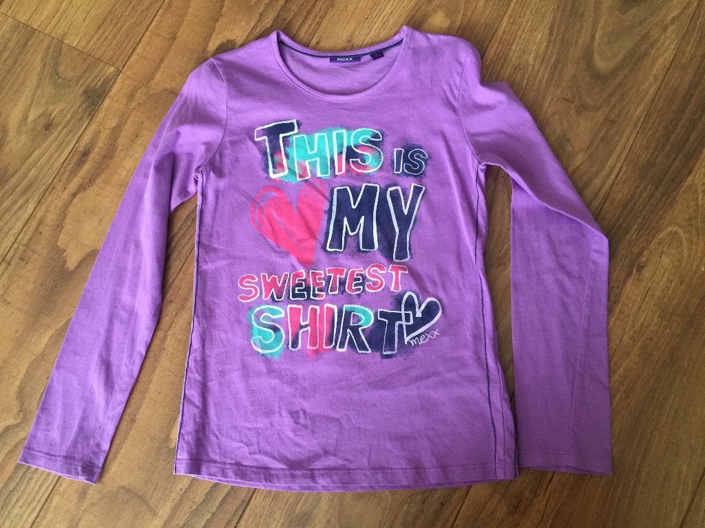 Leuke lilac paars shirt longsleeve MEXX maat 134-140, Kinderen en Baby's, Kinderkleding | Maat 134, Mexx, Meisje, Nieuw, Ophalen of Verzenden