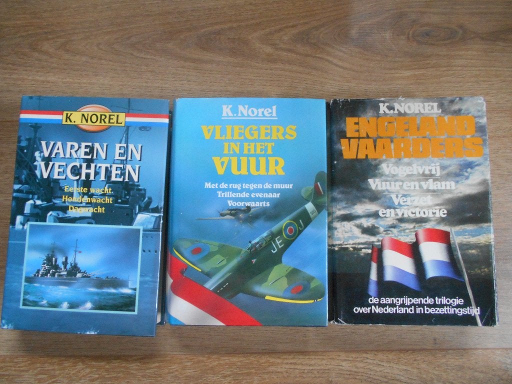 K. Norel deel 1t/m 3 Engelandvaarders, Boeken, Ophalen of Verzenden, Tweede Wereldoorlog, Zo goed als nieuw, Overige onderwerpen