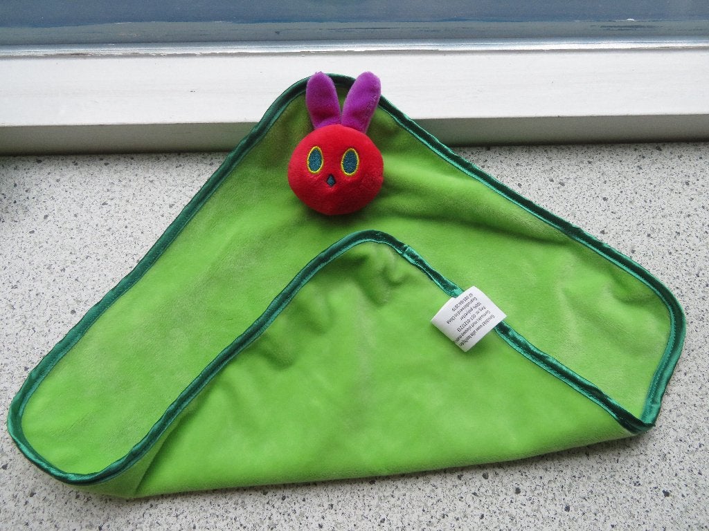 Knuffeldoek Rupsje Nooitgenoeg World of Eric Carle 2019, Kinderen en Baby's, Speelgoed | Knuffels en Pluche, Groen, Overige typen