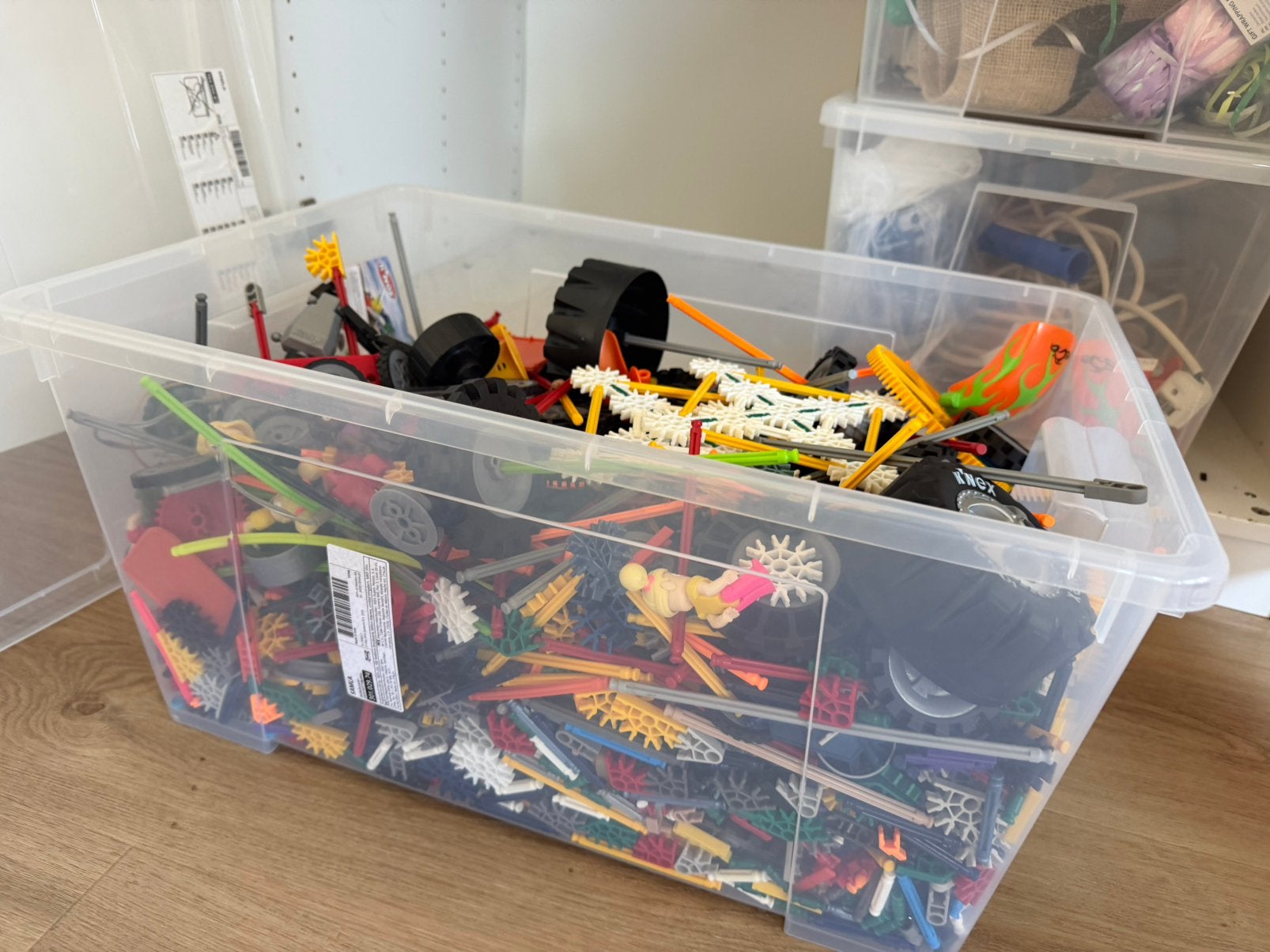 K’nex hele grote bak met motoren, Ophalen, Zo goed als nieuw, K'nex