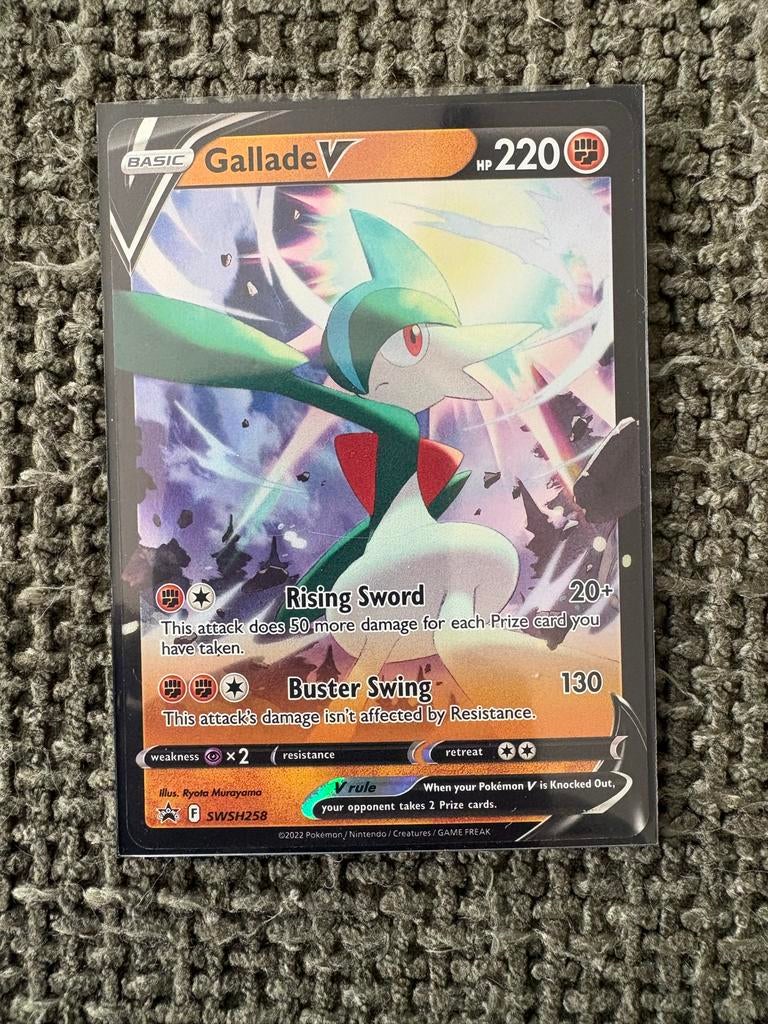 Pokémon Kaart: Gallade V (SWSH258) - Zo goed als nieuw, Ophalen of Verzenden, Nieuw, Losse kaart