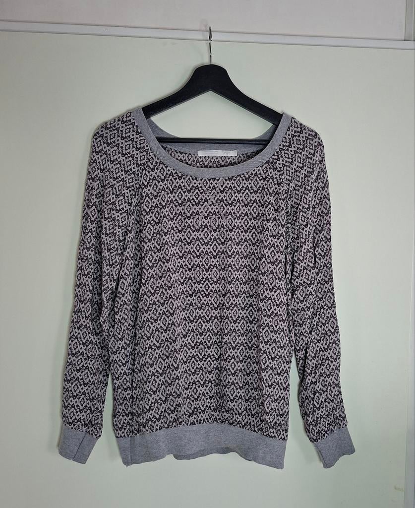 YAYA top maat 36 – print grijs/wit | SALE onder €10, Kleding | Dames, Ophalen of Verzenden, Zo goed als nieuw, Yaya, Maat 36 (S)