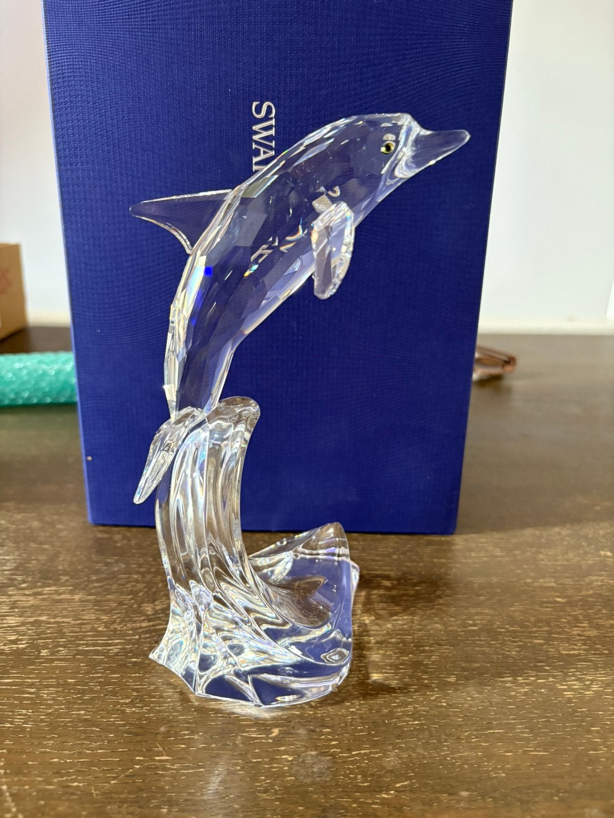 Swarovski prestige dolfijn, Ophalen of Verzenden, Zo goed als nieuw, Figuurtje