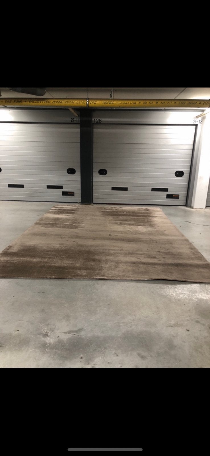Vloerkleed taupe 2.80x 3.85, Ophalen, Gebruikt, Rechthoekig, 200 cm of meer